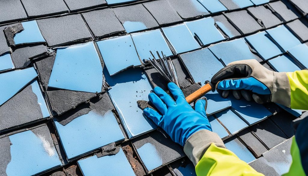Fixing Damaged Roof Tiles