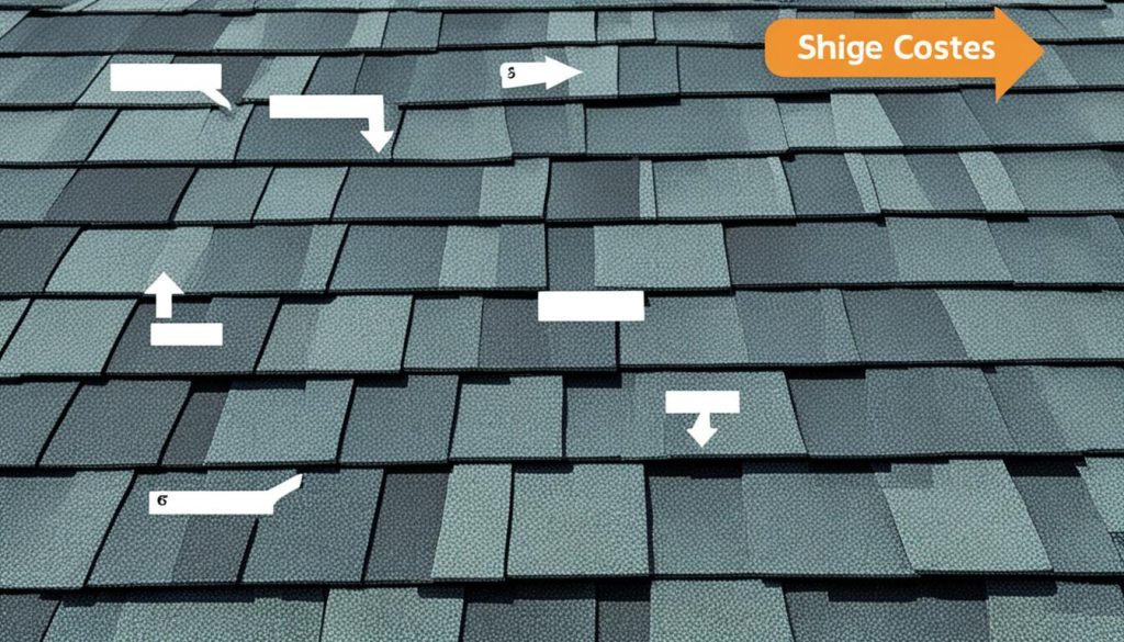 shingle roof repair costs